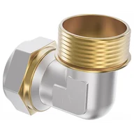 Łączniki, trójniki, kształtki - Mexen PEX-S kolano skręcane PEX 16 x 1/2 GZ - W97227-1612M-00 - miniaturka - grafika 1