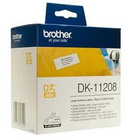 Taśmy do drukarek barwiące - Brother DK-11208 300 szt/rolkę 400 szt/rolkę 38mm x 90mm (jest na magazynie) - miniaturka - grafika 1