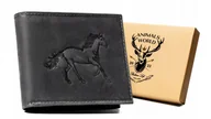 Portfele - Portfel męski Always Wild N992-CHM czarny - miniaturka - grafika 1