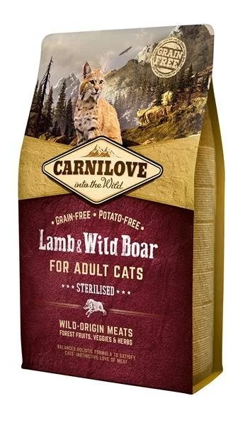 Carnilove Sterilised Lamb & Wild Boar 2 kg