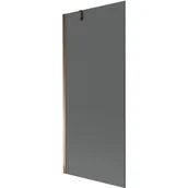 Parawany nawannowe - Mexen Next parawan nawannowy 1-skrzydłowy 80 x 150 cm, grafit, różowe złoto - miniaturka - grafika 1