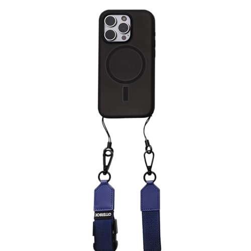 OtterBox 2-in-1 Crossbody Strap do telefonu, regulowany pasek, dodatkowa pętla do zawieszania kluczy i słuchawek, kompatybilny z większością etui na telefony komórkowe, Fioletowe