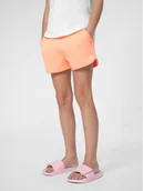 Spodenki damskie - 4F Szorty sportowe 4FJSS23TSHOF099 Różowy Regular Fit - miniaturka - grafika 1
