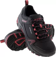 Buty trekkingowe damskie - Buty trekkingowe damskie Hi-Tec Hapiter Low czarno-czerwone r. 37 - miniaturka - grafika 1