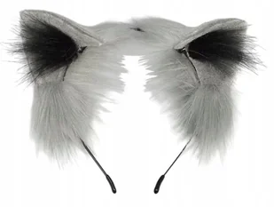 KOCIE USZY REALISTYCZNE MODELOWANE OPASKA NA GŁOWĘ COSPLAY ANIME - Ozdoby do włosów - miniaturka - grafika 1