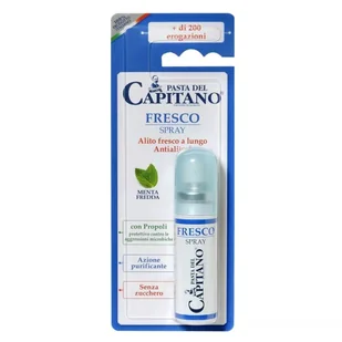Pasta del Capitano odświeżacz oddechu Fresco spray 15ml z propolisem smak miętowy - Produkty na nieświeży oddech - miniaturka - grafika 1