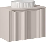 Meble łazienkowe - Zestaw meblowy 80cm z blatem i umywalką nablatową Beyond - miniaturka - grafika 1