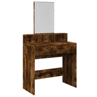 Toaletki - vidaXL Toaletka z lustrem dąb wędzony 80x41x144,5 cm - miniaturka - grafika 1