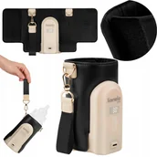 Podgrzewacze butelek i sterylizatory - Podgrzewacz przenośny do butelek wbudowana bateria Lionelo Thermup Go Evo - miniaturka - grafika 1