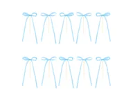 Ciasta i półprodukty do ciast - Pikery na Tort Kokardki - niebieskie - 10 szt. - miniaturka - grafika 1