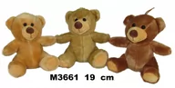 Maskotki i pluszaki - Sun-day Pluszak Miś 19cm Sa z Kokarda Siedzacy - miniaturka - grafika 1