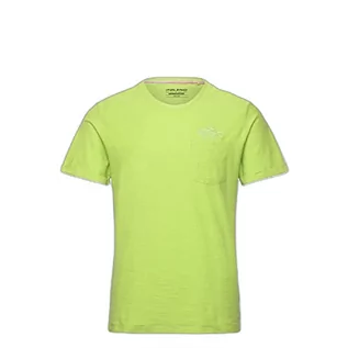 Koszulki męskie - Blend Męski T-shirt T-shirt, 140244/Bright Lime Green, XXL, 140244/jasnozielony, XXL - grafika 1