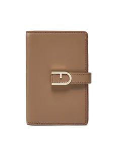Furla Duży Portfel Damski Flow S Compact Wallet WP00401-BX2045-1257S-1007 Beżowy - Portfele - miniaturka - grafika 1