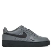 Buty dla chłopców - Sneakersy Nike Air Force 1 GS IH4475 025 Szary - miniaturka - grafika 1