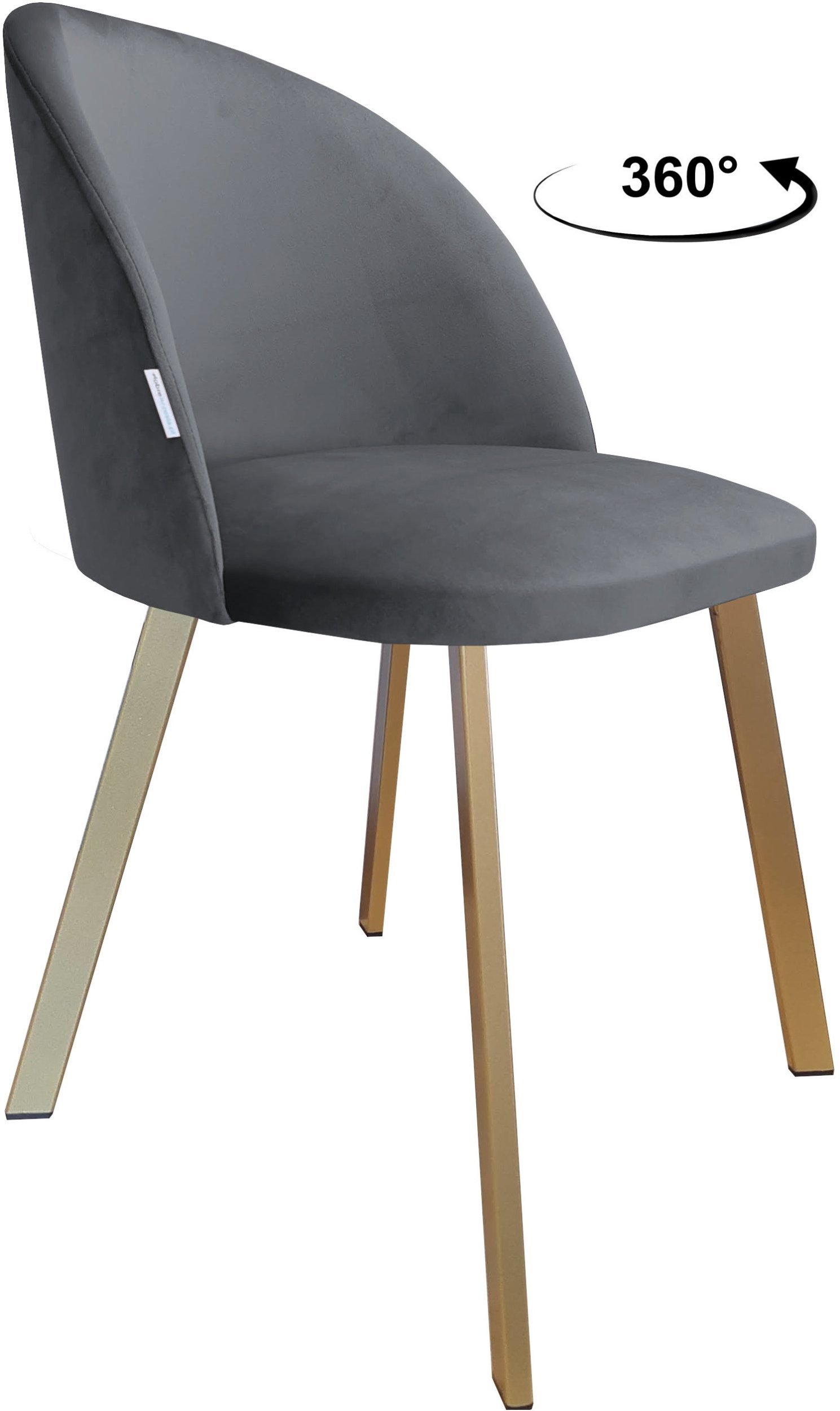 Krzesło obrotowe Colin podstawa Profil złota BL14