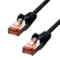 Patchcordy - ProXtend V-6FUTP-07B kabel sieciowy Czarny 7 m Cat6 F/UTP (FTP) - miniaturka - grafika 1