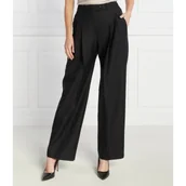 Spodnie damskie - BOSS BLACK Wełniane spodnie Toftcira | Comfort fit - miniaturka - grafika 1