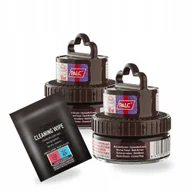 Środki do obuwia i ubrań - Pasta do Butów x2 Ciemny Brąz i Chusteczka do Skóry Palc Zestaw 3w1 - miniaturka - grafika 1