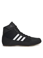 Kimona, stroje i obuwie - adidas Buty bokserskie HVC Shoes AQ3327 Czarny - miniaturka - grafika 1