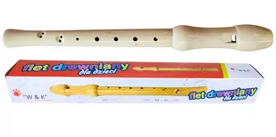 FLET drewniany SZKOLNY 8 otworów + Opakowanie - Instrumenty muzyczne dla dzieci - miniaturka - grafika 1