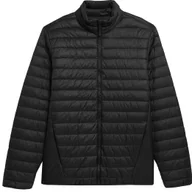 Kurtki męskie - 4F Lekka Kurtka Pikowana Puchowa Czarna M239 r. L - miniaturka - grafika 1