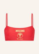 Stroje kąpielowe - Moschino Góra Od Bikini Bustier rot - miniaturka - grafika 1
