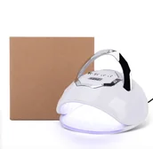 Lampy UV do paznokci - Lampa do paznokci KM-1 66 LED 218W 2 USB gniazda,biała - miniaturka - grafika 1