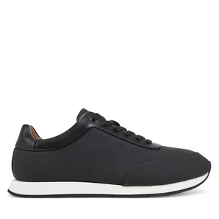 Sneakersy Calvin Klein Low Prof Runn Laceup Rubb Lth HM0HM01707 Czarny - Sneakersy męskie - miniaturka - grafika 1