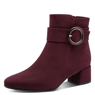 Marco Tozzi Damskie 2-25328-45 modne kozaki, Mulberry, 38 EU, Mulberry, 38 EU - Kozaki damskie - miniaturka - grafika 1