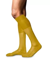 Skarpetki męskie - FALKE No. 9, męskie skarpety wysokie, czysta bawełna przędzy cosse, żółte (Mimosa 1265), 41-42 (1 para), Falke, 41/42 EU - miniaturka - grafika 1