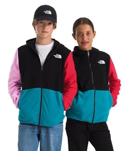 The North Face NF0A8AZK6HO TEEN GLACIER F/Z HOODED kurtka unisex dziecięca cyfrowa stal nierdzewna rozmiar XL - Kurtki i płaszcze dla chłopców - miniaturka - grafika 1