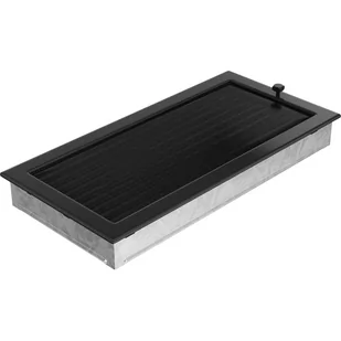 Parkanex Kominkowa Wentylacyjna 22x45 Czarna Żaluzja - Kratki wentylacyjne - miniaturka - grafika 1