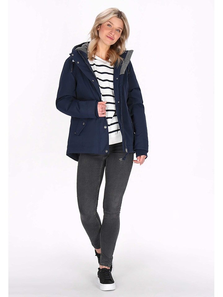 Schmuddelwedda Parka w kolorze granatowym