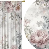 Zasłony - GOTOWE ZASŁONY NA ŻABKI 140x240 ZASŁONA NA TAŚMIE 257 - miniaturka - grafika 1