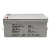 Akumulatory ogólnego zastosowania - Akumulator AGM QOLTEC 53069 200Ah12V - miniaturka - grafika 1
