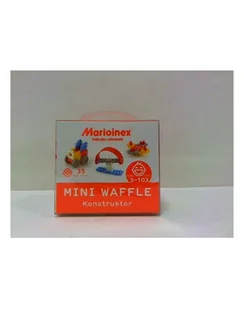 MARIO-INEX mario-inex Klocki waffle mini 35szt Konstruktor chłop MARIOINEX - Zabawki konstrukcyjne - miniaturka - grafika 1