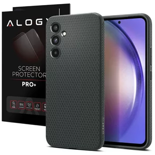 Etui na telefon Spigen Liquid Air obudowa pancerne do Samsung Galaxy A54 5G Abyss Green + Szkło - Etui i futerały do telefonów - miniaturka - grafika 1