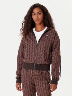 Lacoste Bluza SF7606 Brązowy Regular Fit - Bluzy damskie - miniaturka - grafika 1