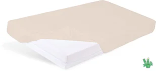 Prześcieradło bambusowe z gumką 180x200 beżowe na materace o wysokości do 20 cm o gramaturze 140 g/m2 - Prześcieradła - miniaturka - grafika 1