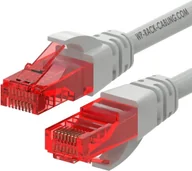 Kable miedziane - WP WPC-PAT-6U002 Kabel sieciowy szary, czerwony 0,2 m Cat6 U/UTP (UTP) - miniaturka - grafika 1