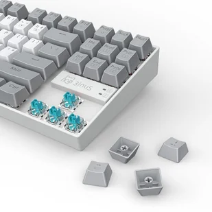 3inuS 87-Key 5-in-1 Mechanical Keyboard Hub Dual USB-C Cable Hot-Swappable - Red Switches - Klawiatury - miniaturka - grafika 21