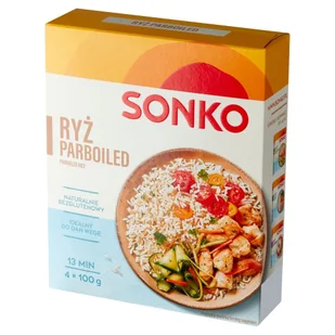 Sonko Ryż parboiled Risana 4x100 g - Ryż - miniaturka - grafika 1