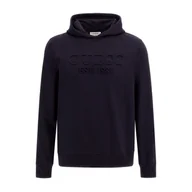 Bluzy męskie - Męska Bluza GUESS BEAU HOODIE FLEECE M2BQ36K7ON4-G7V2 – Granatowy - miniaturka - grafika 1