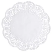 Dodatki do ciast w proszku - Podkłady pod tort okrągłe średn. 36cm białe 100szt Papstar - miniaturka - grafika 1