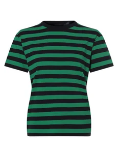 Polo Ralph Lauren T-shirt damski Kobiety Bawełna niebieski|zielony w paski, S - Koszulki i topy damskie - miniaturka - grafika 1
