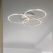 Lampy sufitowe - Briloner Lampa sufitowa Frame Ring Switch dim nikiel 3-pkt. - miniaturka - grafika 1