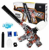 Zabawki militarne - Pistolet Karabin Automatyczny Na Kulki Żelowe Elektryczny Ak47 Duży Zestaw - miniaturka - grafika 1