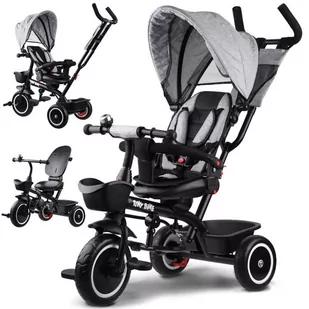 ﻿Rowerek trójkołowy Tiny Bike 3w1 z daszkiem SP0650 - Rowerki trójkołowe - miniaturka - grafika 1