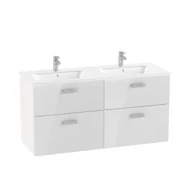 Szafki łazienkowe - ROCA A851881806 VICTORIA PRO Zestaw łazienkowy UNIK 4 szuflady 120 biały połysk (bez uchwytu) - miniaturka - grafika 1