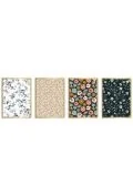 Zeszyty szkolne - Interdruk Zeszyt A5/60K linia Metallic Floral (10szt) - miniaturka - grafika 1